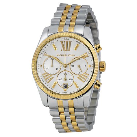 Michael Kors Lexington Chronograph Mother of Pearl Two